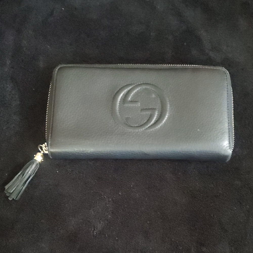 Gucci Soho Black Leather Wallet